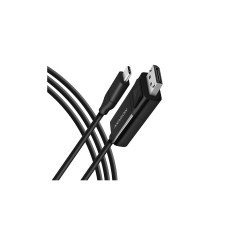 AXAGON RVC-DPC, USB-C -> DisplayPort redukce / kabel 1.8m, 4K/60Hz
