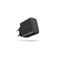 AXAGON ACU-PQ45 GaN nabíječka do sítě 45W, 2x port (USB-A + USB-C), PD3.0/PPS/QC4+/SFC 2.0/AFC/Apple