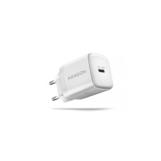 AXAGON ACU-PD20W, nabíječka do sítě 20W, 1x port USB-C, PD3.0/PPS/QC4+/AFC/Apple, bílá