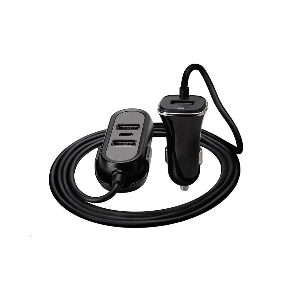 TRACER nabíječka do auta 12-24V Multicharge 3xUSB 7,2A + PD 18W