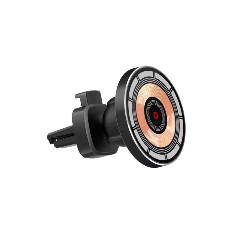 1stCOOL bezdrátová QI nabíječka 15W, do auta, MagSafe, USB-C, černá – Q22 CAR