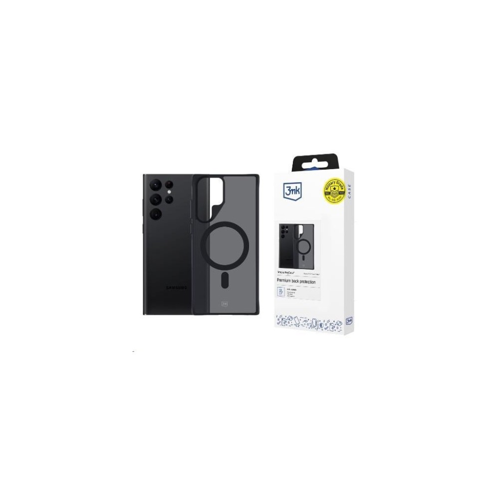 3mk ochranný kryt Smoke MagCase pro Samsung Galaxy S22 Ultra 5G