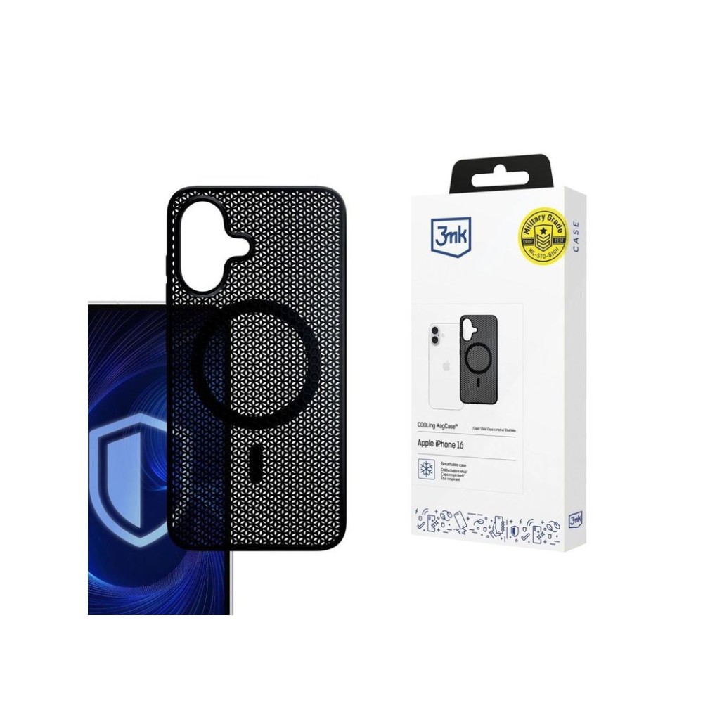 3mk ochranný kryt Cooling Magcase pro Apple iPhone 16