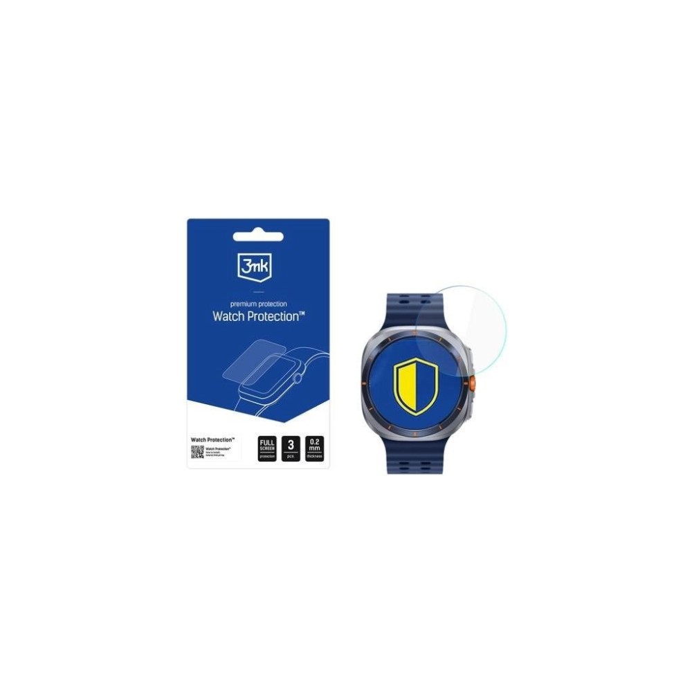 3mk hybridní sklo Watch Protection FlexibleGlass pro Samsung Galaxy Watch Ultra 2025