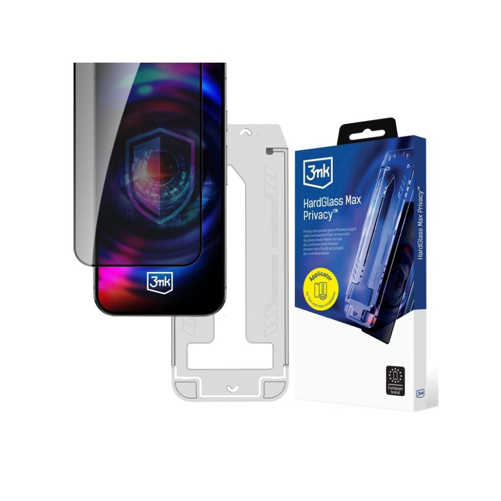 3mk tvrzené sklo HardGlass Max Privacy FrameFit pro Apple iPhone 15 Plus/16 Plus