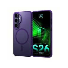 3mk ochranný kryt Smoke MagCase Purple pro Samsung Galaxy S26+