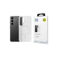 3mk ochranný kryt Smoke MagCase White pro Samsung Galaxy S25