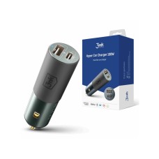 3mk nabíječka do auta - Hyper Car Charger 100W, 1x USB + 1x USB-C (PD)