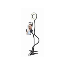 GEMBIRD selfie lampička LED ring s držákem telefonu, USB