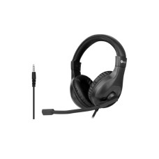 C-TECH Sluchátka MHS-05, 3,5mm jack, k PC, černá