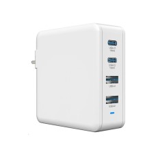 Viking nabíječka USB GaN 100W, podpora PD3.0 a QC4+, bílá