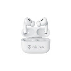 Viking bluetooth sluchátka s mikrofonem VPRORT, bílá