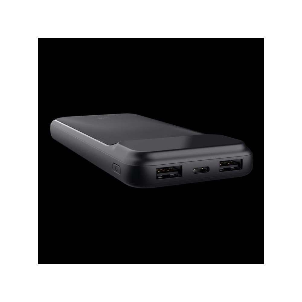 TRUST Powerbanka Avala, 10000 mAh, 1xUSB-C + 2xUSB, černá