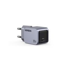 UGREEN síťová rychlonabíječka Nexode Pro 30W 1-Port USB-C, GaN, stříbrná