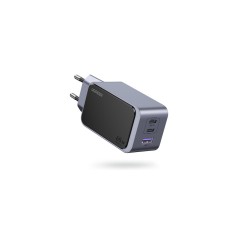 UGREEN síťová rychlonabíječka Nexode S 65W 3-Port, 2x USB-C,1x USB-A, GaN, stříbrná