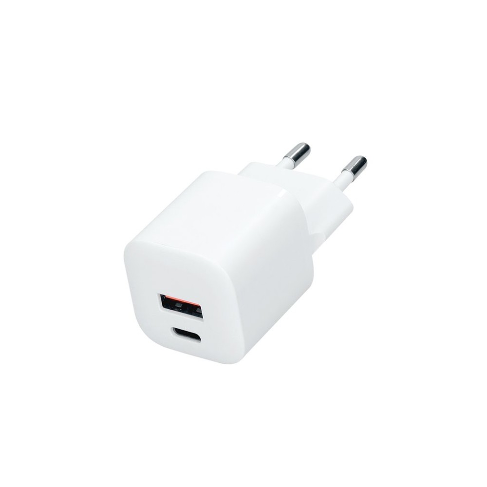 Solight USB-C + USB-A fast charger GaN 20W PD