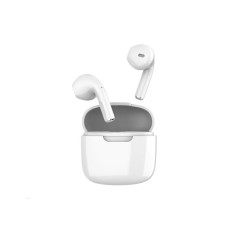 Orava bezdrátová sluchátka s mikrofonem, USB-C, dotykové ovládání, do uší, IPX3, bílá
