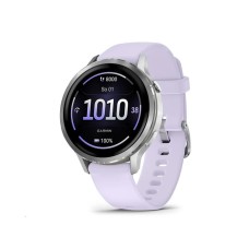 Garmin Venu® 4 - 41 mm Silver / Periwinkle silikonový řemínek
