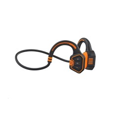 EVOLVEO bezdrátová sluchátka BoneSwim MP3 16GB, na lícní kosti, oranžová
