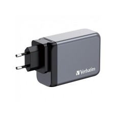 VERBATIM GaN Nabíječka do sítě GNC-100, 100W, 3x USB-C, 1x USB