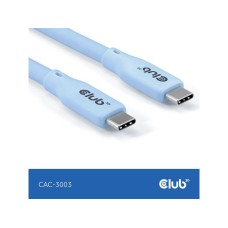 Club3D Kabel USB-C 4.0, 20Gbps, 4K60Hz, PD 240W, 2m, modrá