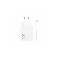 Xiaomi MDY-12-EH USB-A 67W Cestovní Nabíječka + USB-C 6.2A Datový Kabel White