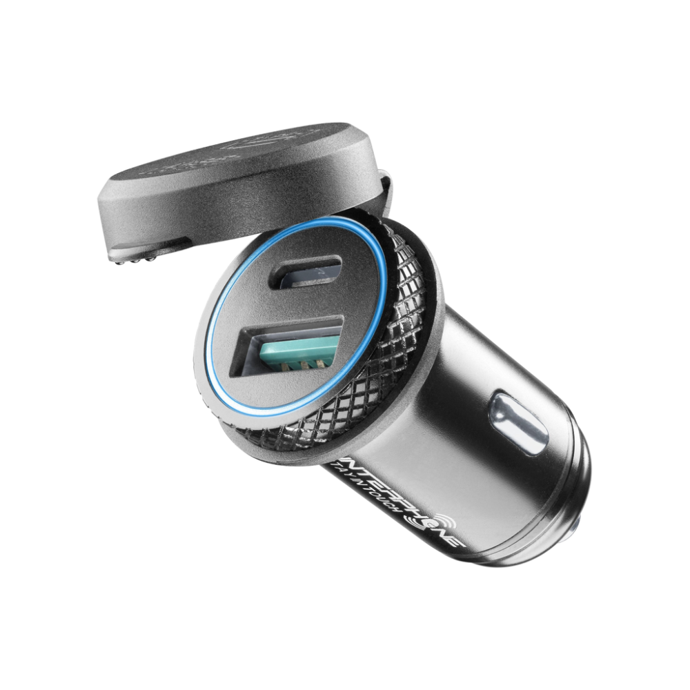 Interphone USB-C a USB - Nabíjecí adaptér na motorku