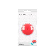 Kabelový organizér Cable Candy Donut, růžový