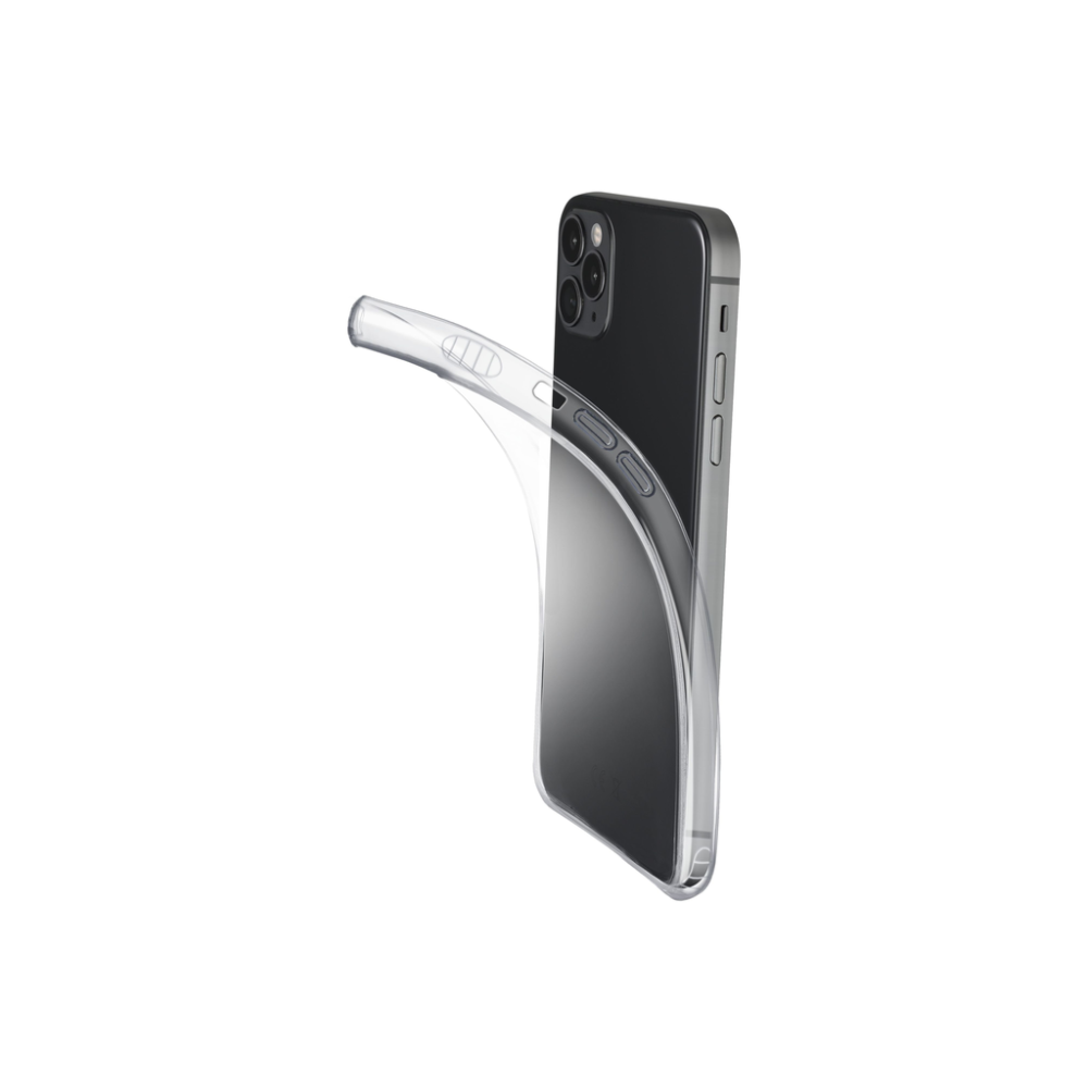Extratenký zadní kryt Cellularline Fine pro Apple iPhone 12 / 12 Pro, transparentní