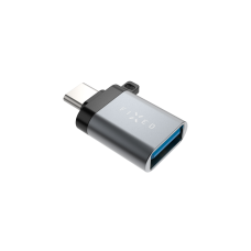 Redukce z hliníku FIXED Link USB-A na USB-C, šedá