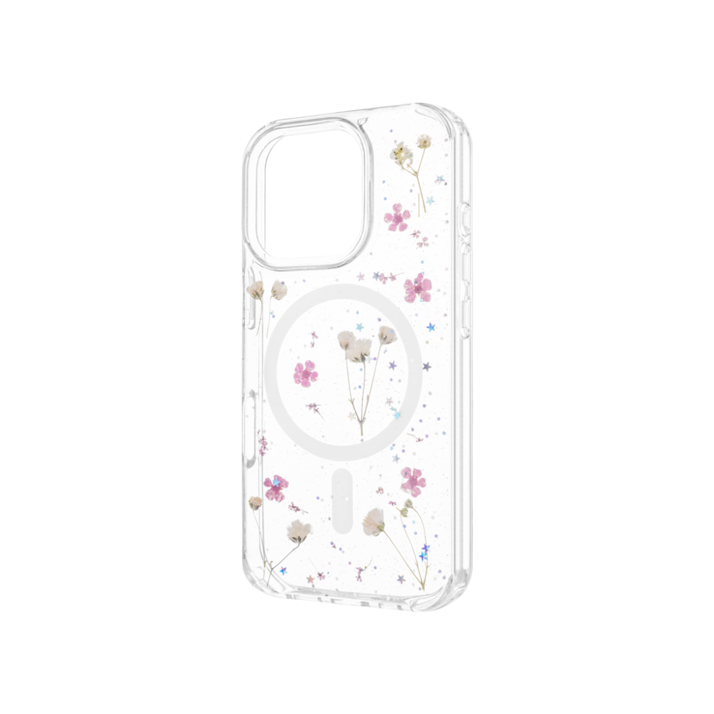 Zadní kryt FIXED MagBloom s podporou MagSafe pro Apple iPhone 16 Pro, Blush Plum