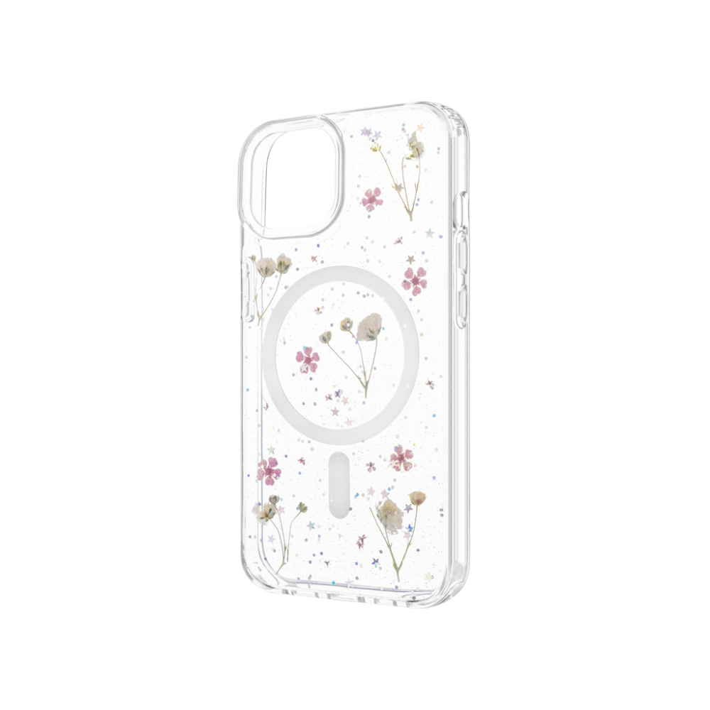 Zadní kryt FIXED MagBloom s podporou MagSafe pro Apple iPhone 13/14, Blush Plum