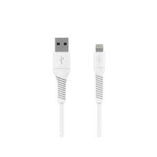 Datový a nabíjecí kabel FIXED USB/Lightning, 1,2 m, USB 2.0, bílý