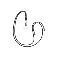 Opletený kabel FIXED Neck Cable pro telefony se zadním krytem s konektory USB-C/USB-C, 1.6m, PD 60W, 480Mbps, černý