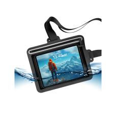 Voděodolné pouzdro na tablet FIXED Dry Tab přes rameno s certifikací IPX8, černé