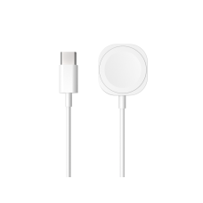 Nabíjecí USB-C kabel FIXED pro Apple Watch, bílý