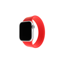 Elastický silikonový řemínek FIXED Silicone Strap pro Apple Watch 42/44/45/46/49 mm (XS/S/L/XL, modrá, červená, růžová)