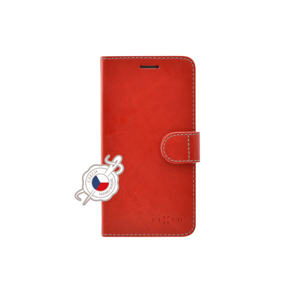 Pouzdro typu kniha FIXED Fit pro Apple iPhone 12 Pro Max, červené