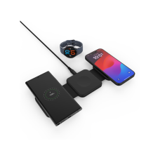 Bezdrátová nabíječka 3v1 FIXED Flex pro Samsung skládací 15W černá