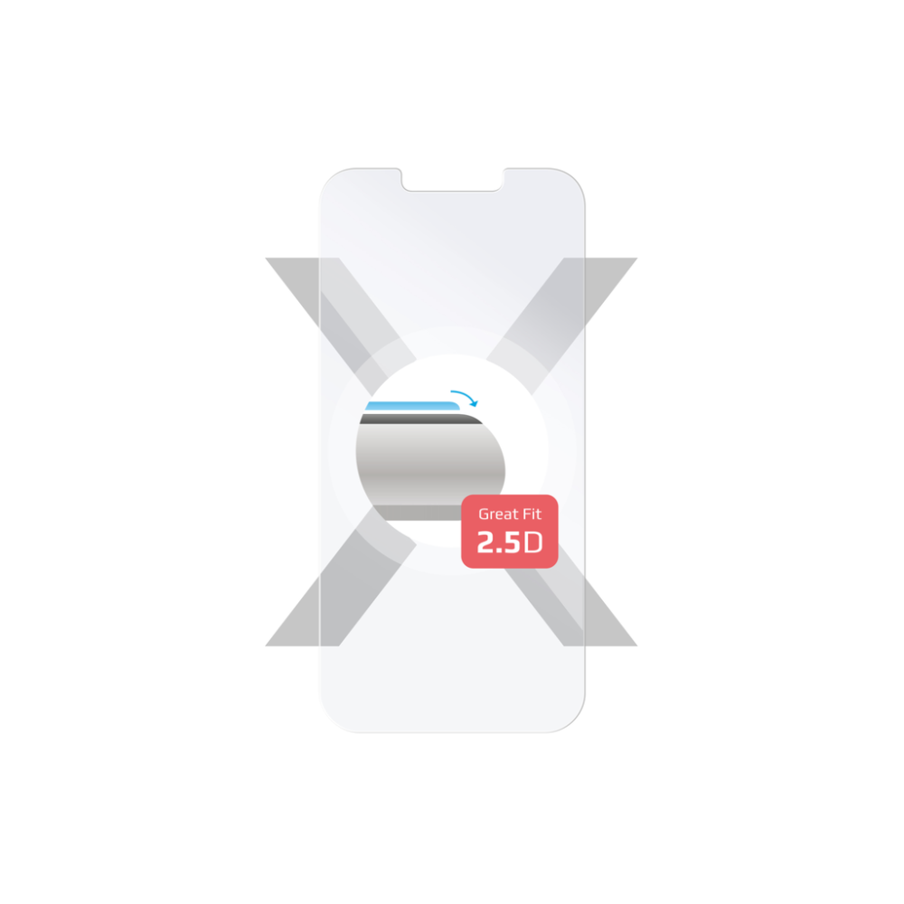 Ochranné tvrzené sklo FIXED pro Apple iPhone 13 mini, čiré