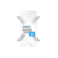 Ochranné tvrzené sklo FIXED 3D Full-Cover pro Apple iPhone 6/6S/7/8, bílé, 0.33 mm