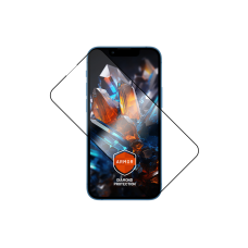 Prémiové ochranné tvrzené sklo FIXED Armor s aplikátorem pro Apple iPhone 13 Mini, černé