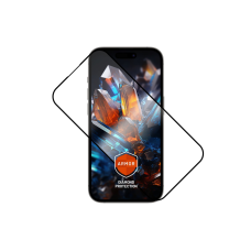 Ultra odolné tvrzené sklo FIXED Armor s Anti-dust aplikátorem a AR vrstvou pro Apple iPhone 14 Pro Max, černé