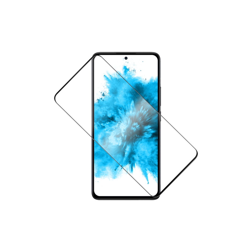 Ochranné tvrzené sklo FIXED Full-Cover pro Xiaomi Redmi Note 14 5G / POCO M7 Pro 5G, černé