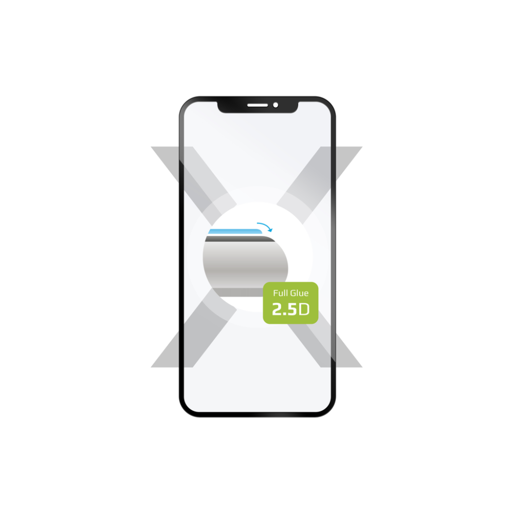 Ochranné tvrzené sklo FIXED Full-Cover pro Apple iPhone X/XS/11 Pro, černé