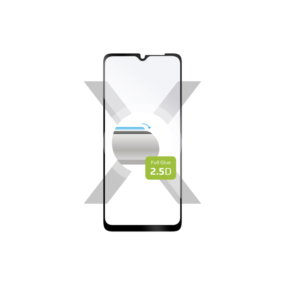 Ochranné tvrzené sklo FIXED Full-Cover pro Samsung Galaxy A13/A13 5G, černé