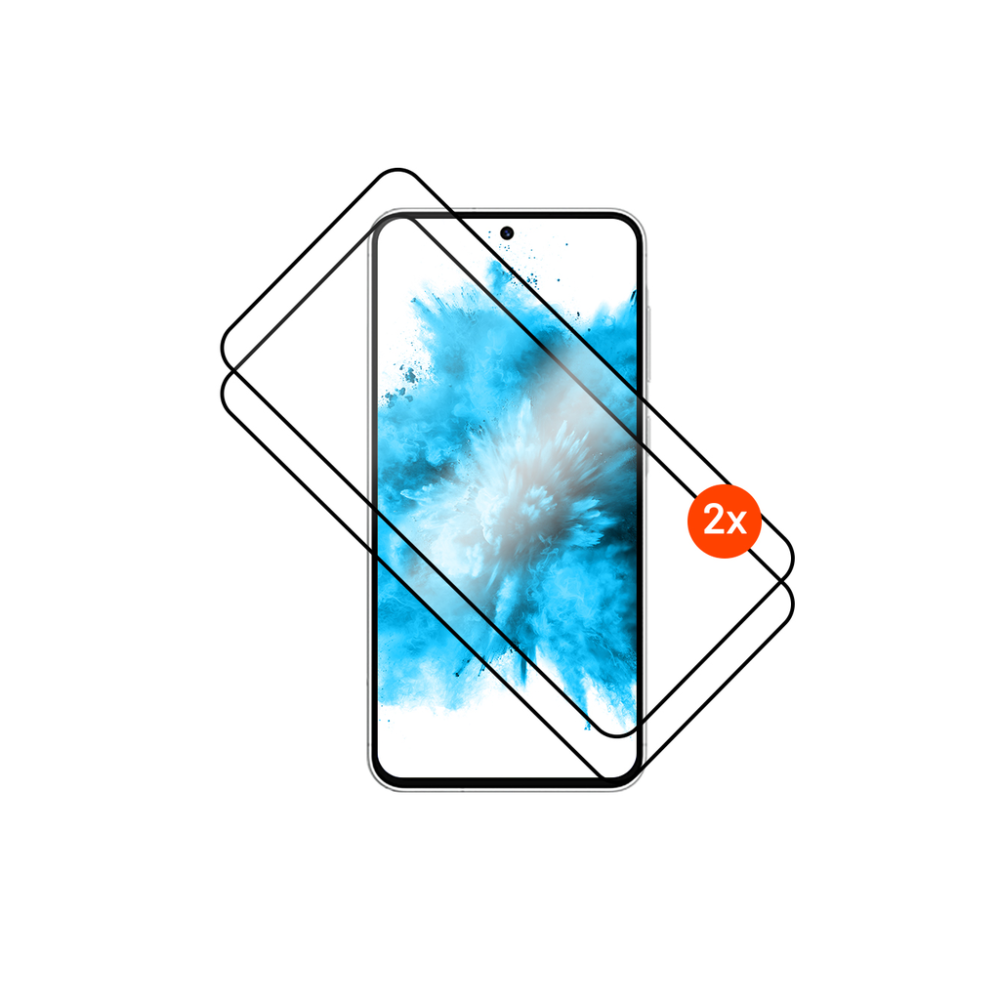 Tvrzené sklo FIXED Full-Cover s aplikátorem pro Samsung Galaxy A37 5G, 2ks, černé