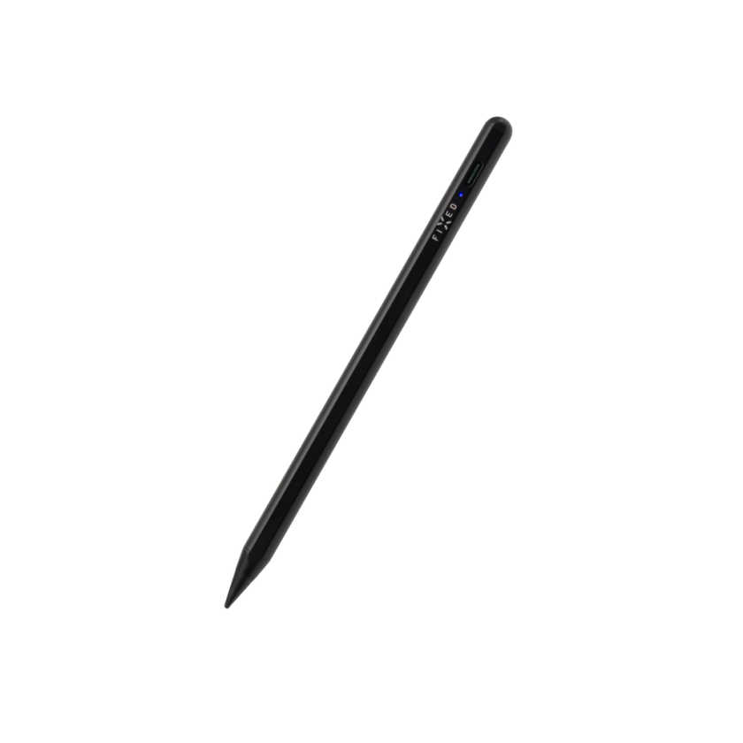 Dotykové pero pro iPady s chytrým hrotem a magnety FIXED Graphite, černý
