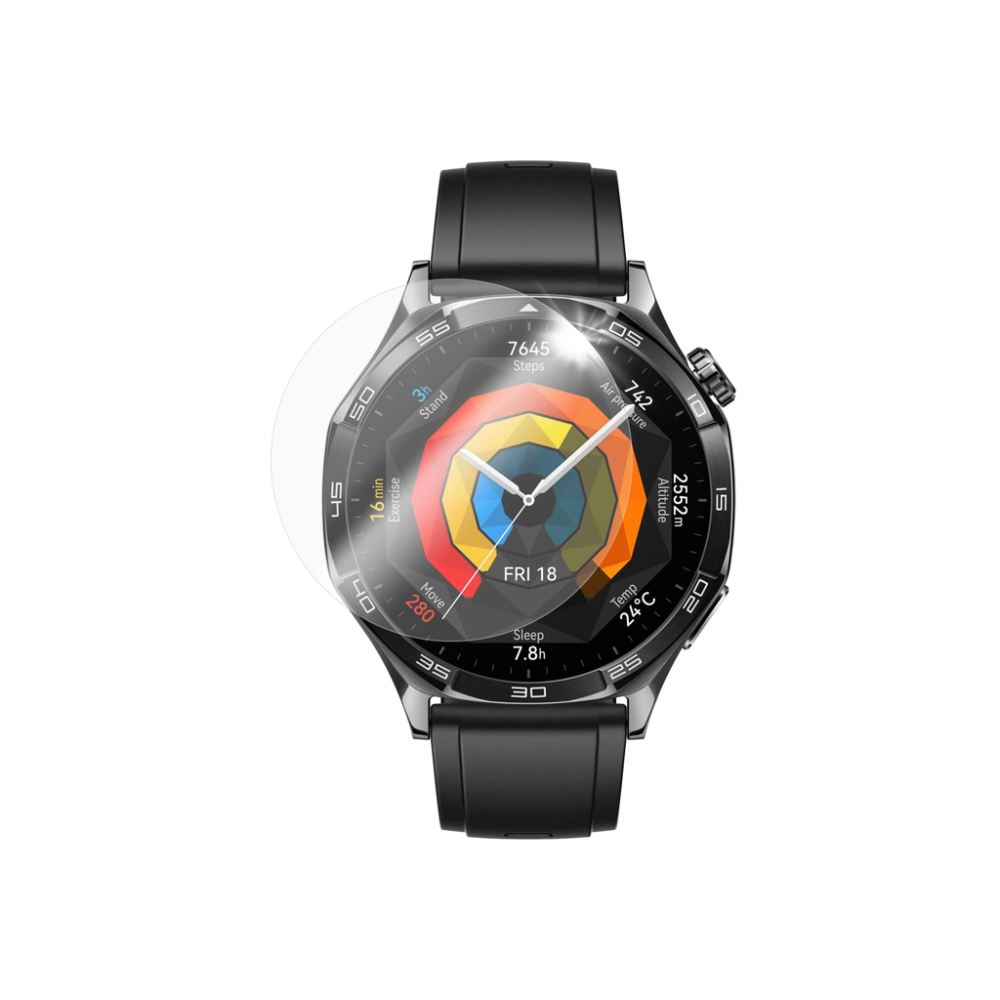 Ochranné tvrzené sklo FIXED pro smartwatch Huawei GT 5 46 mm, 2 ks v balení, čiré