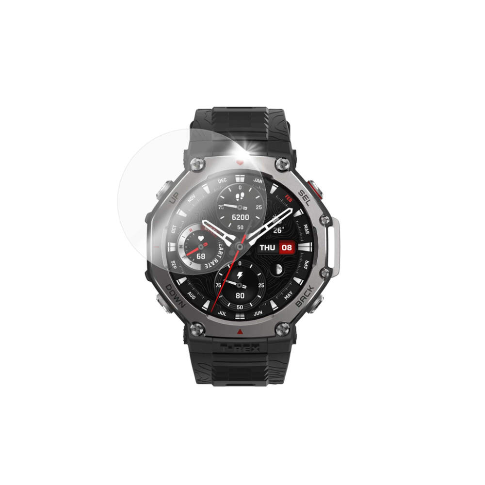 Ochranné tvrzené sklo FIXED pro smartwatch Amazfit T-Rex 3, 2 ks v balení, čiré